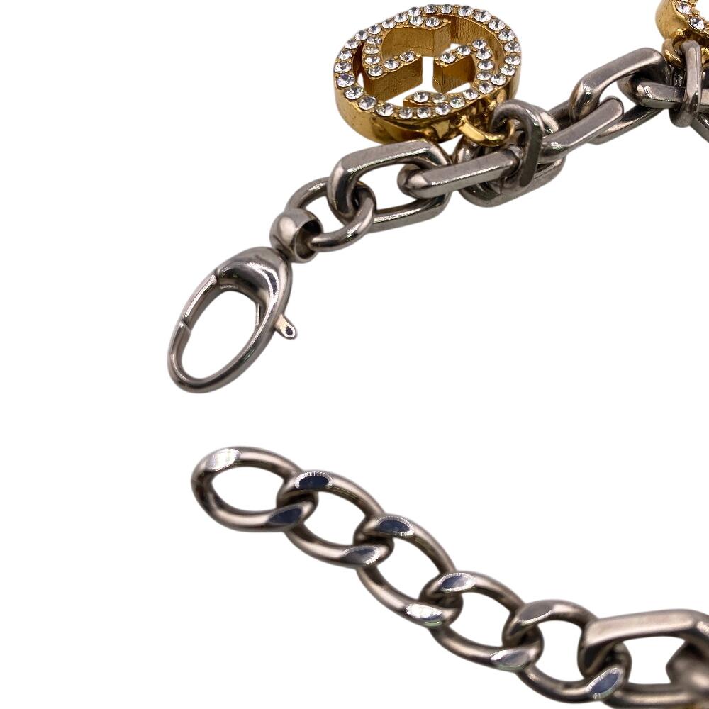 Gucci Balenciaga Hacker Project metalowa bransoletka Srebrny metal unisex Używana