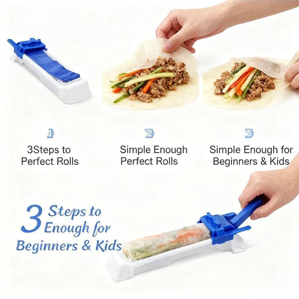 2Pcs DIY Sushi Vegetable Roller Simple and fast to use Vegetable Rolled Meat Machine Cooking Tools