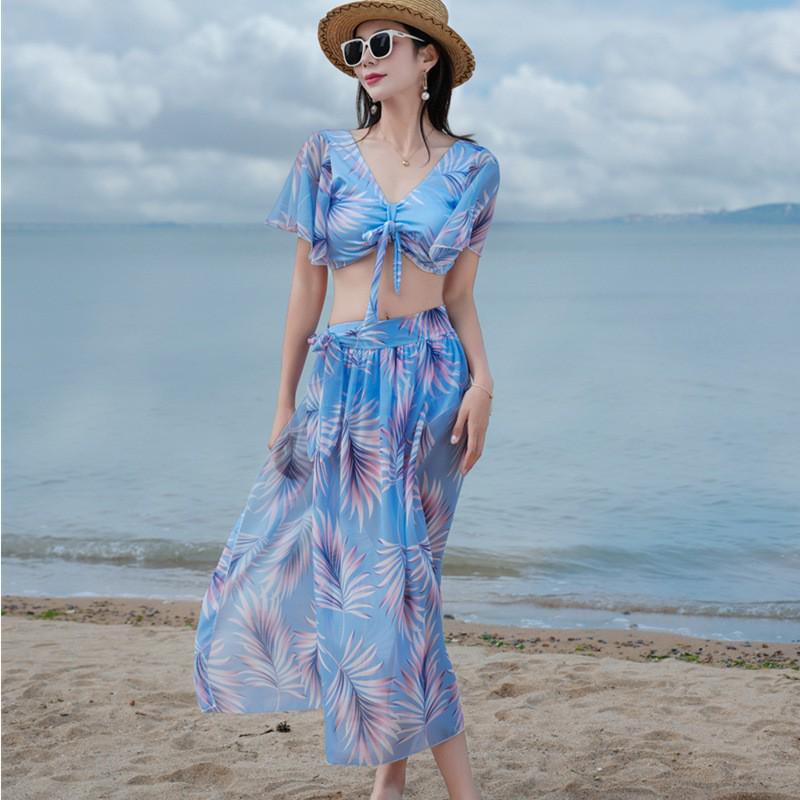 

Женский высококлассный купальник-трикини - Европейский и американский стиль M (95-105 Jin)