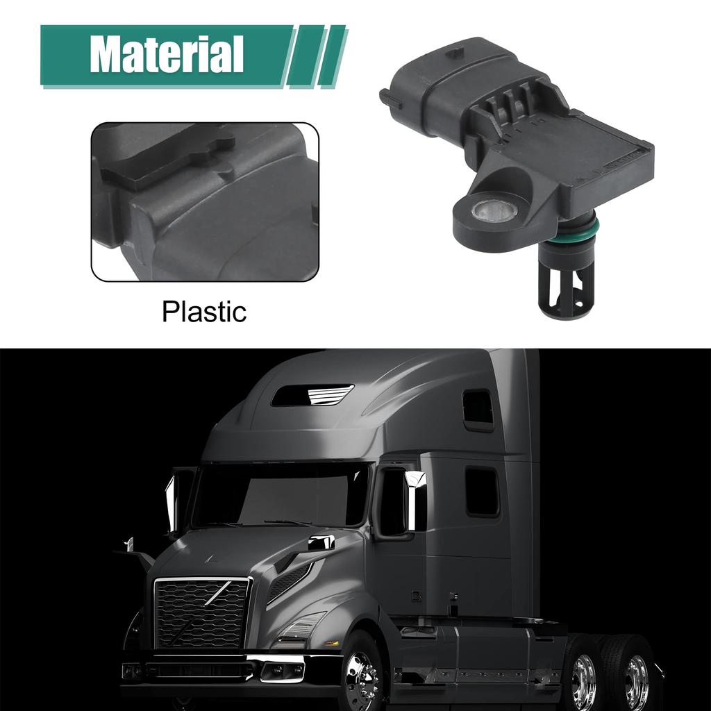 X AUTOHAUX MAP Sensor 22422785 21097978 23886330 Intake Air Temperature and Boost Pressure Sensor Replacement for Volvo Trucks D11 and D13