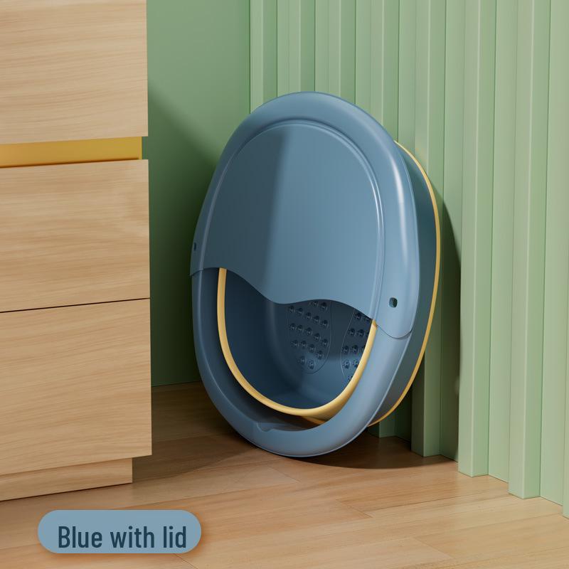 Compact Foldable Foot Bath with Massage & Calf Fumigation Basin