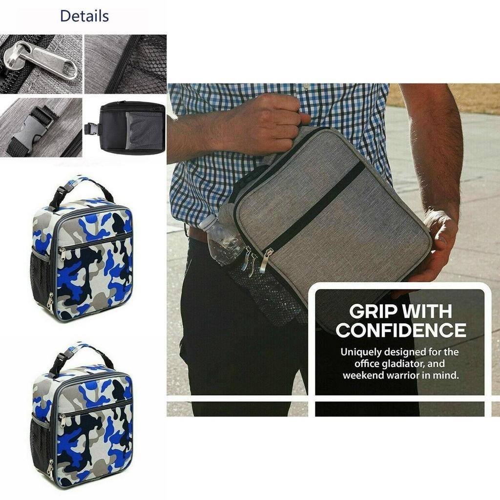 Stylish Insulated Lunch Bag For Adults And Kids With Thermal Protection And Spacious Storage