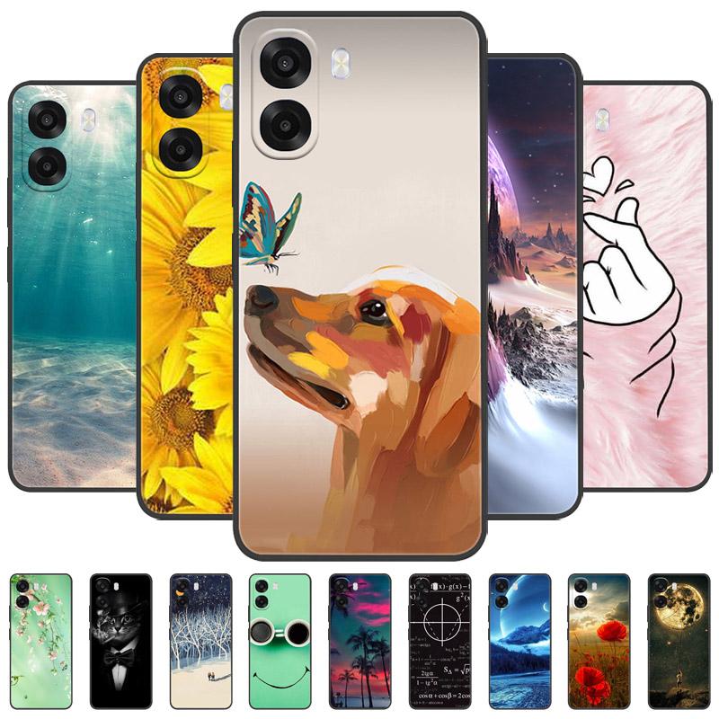 Pentru Carcasă OPPO A6x 4G 5G Luxoasă Rezistentă la Șocuri Silicon Moale Protecție Telefon Pentru OPPO A6 X Carcasă Anti-Cădere CPH2819 CPH2783
