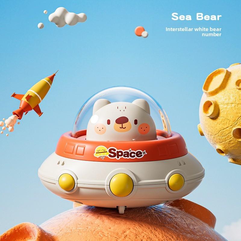 

Interstellar Bear Childrens Inertia Press Car Toy With Plastic Material For Toddler Development And Interactive Play Bear