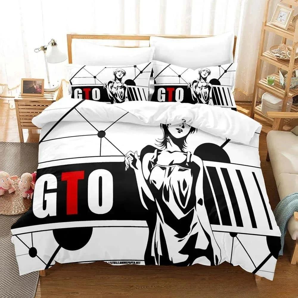 

3D-принт аниме Великий учитель Онидзука GTO Комплект постельного белья односпальный двуспальный двуспальный двуспальный комплект для взрослых и детей спальня пододеяльник наборы AU Single 140x210cm