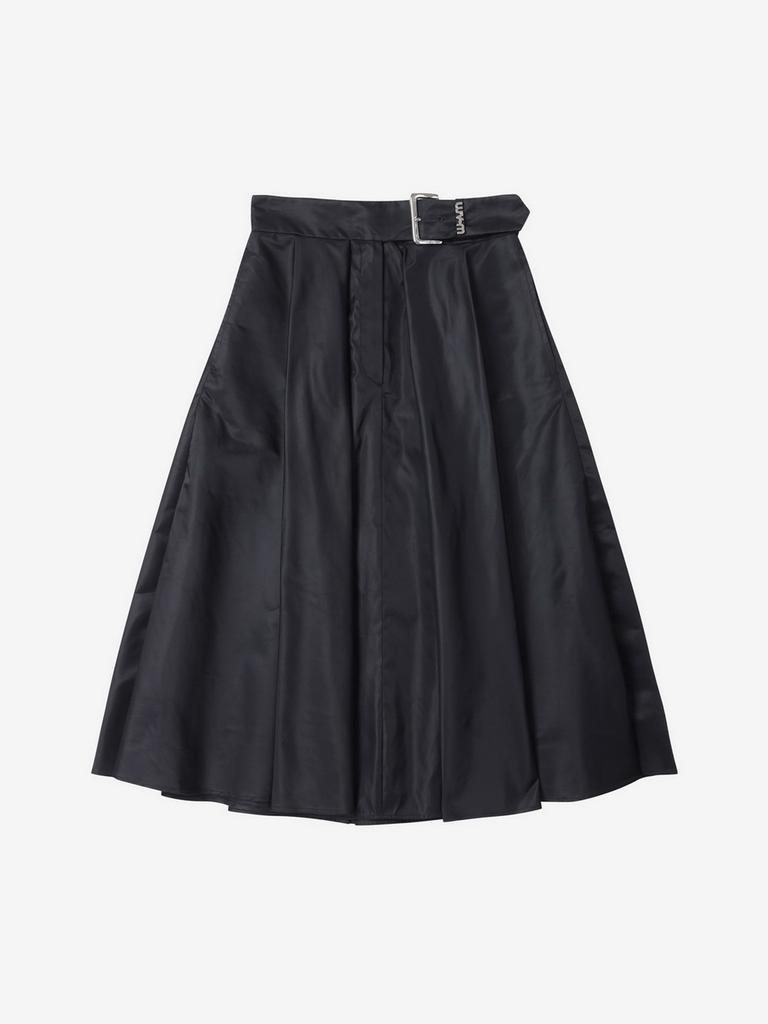 Luvm Belted Midi Skirt_Black