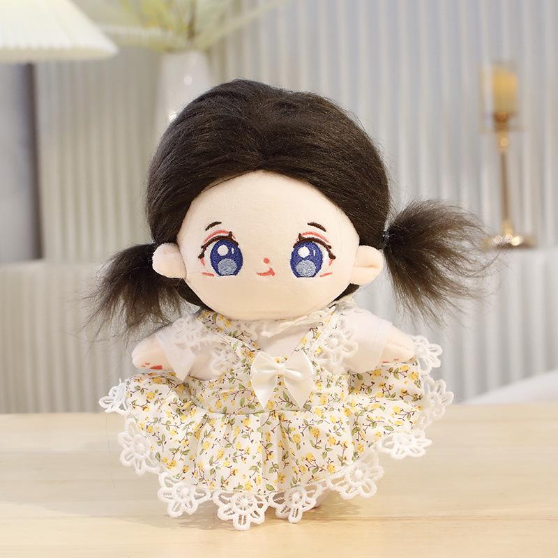 Cute Star Doll Plush Toy: Dressed-Up Cotton Doll Figurine