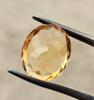 Oval Cut 11x9x6 mm Size Eye Clean Natural Citrine Loose Gemstone, 3.40 Carat Citrine Stone.