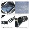 KANGOL Body bag Waist bag KGSA-BG00260 Black/Off