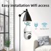 Bulb E27 Surveillance Camera Full Color Night Vision Automatic Human Tracking Zoom Indoor Security Monitor Wifi Miini Ip Camera