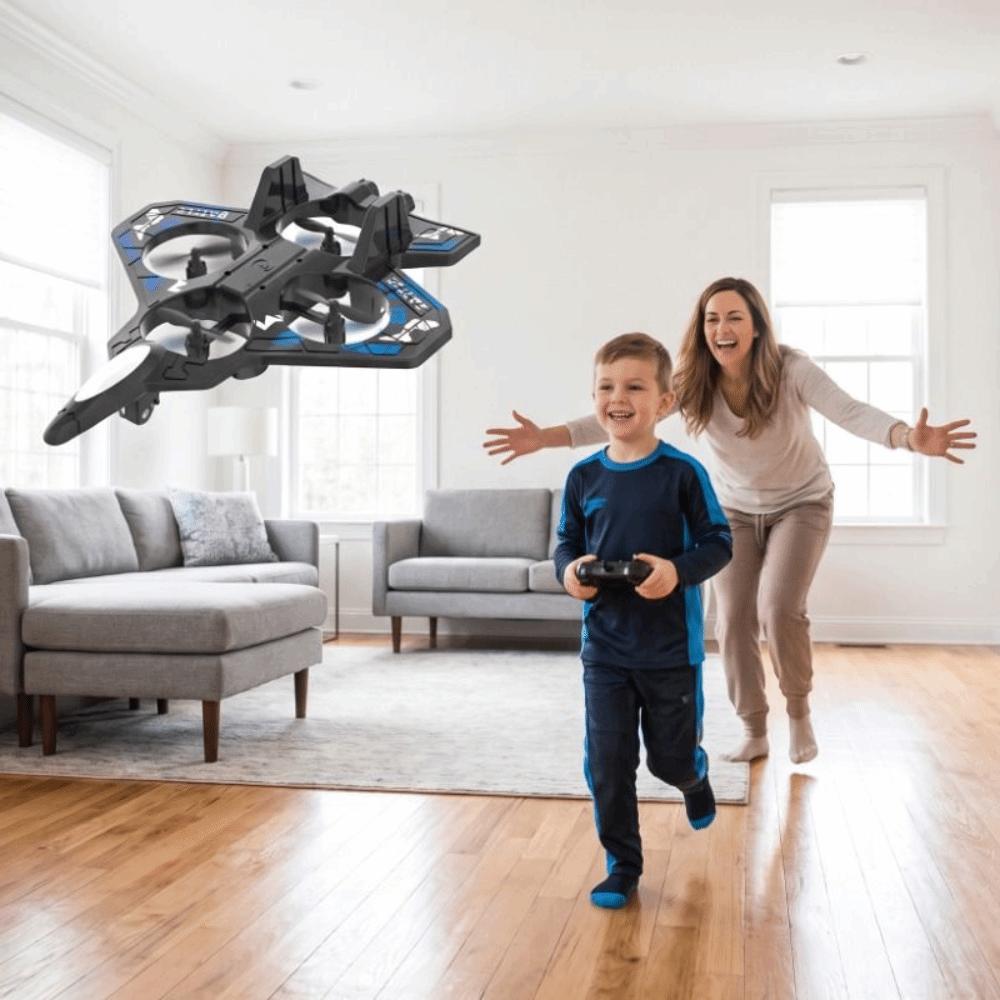 Gravity Sensing Four Motor Helicopter Toy EPP Foam RC Hobby Jet Plane  Home Decor