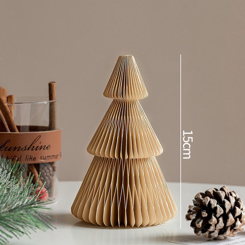Decorazione Albero di Natale 3D a Nido d'Ape Carta Albero di Natale Pendente Appeso Nuovo Anno Festa di Natale Atmosfera Negozio Decorazione Prop