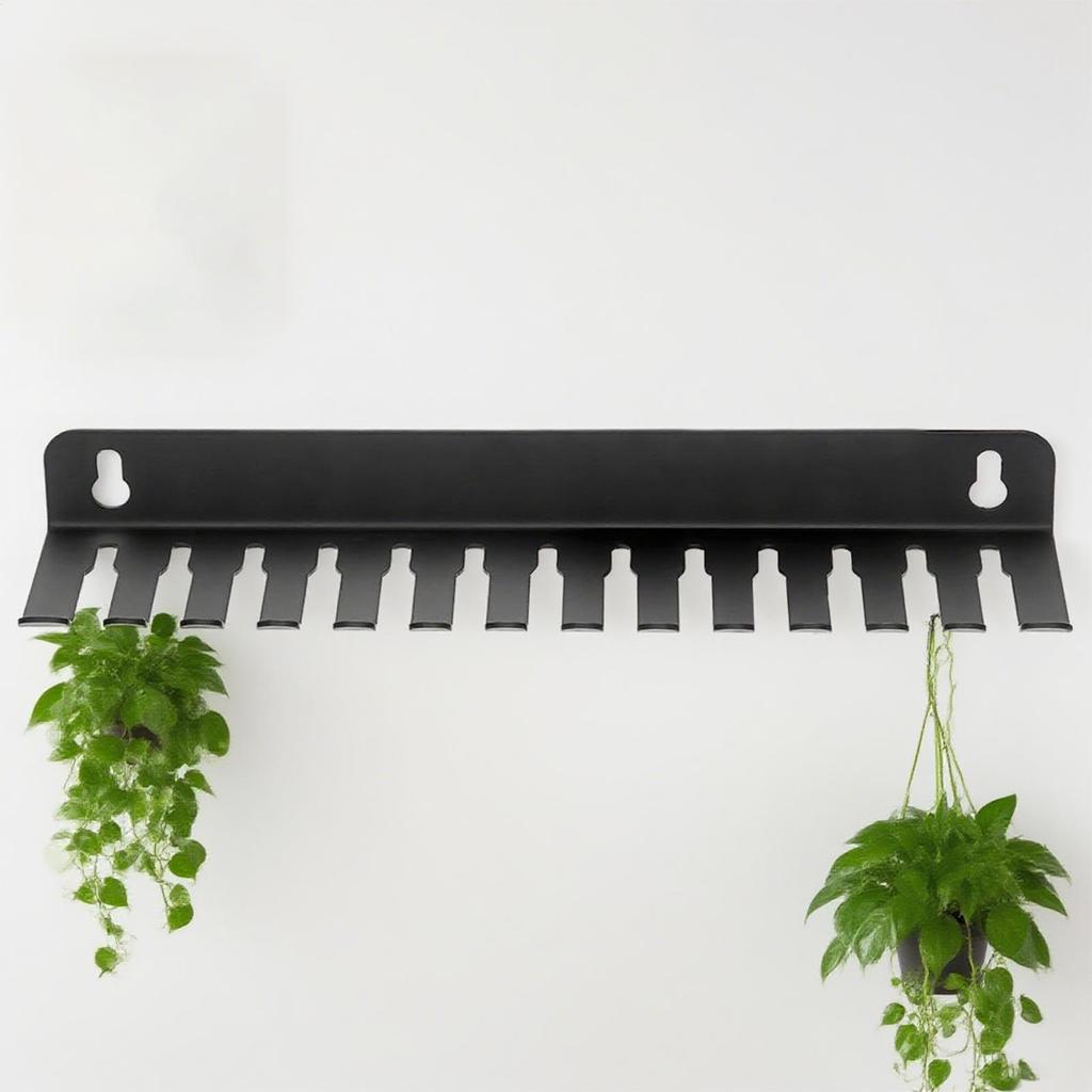 Cord Organizer Holder 13 Slots Steel Data Cable Organizer Rack For Wall Easy To Install Cable Management For Workshops Studios