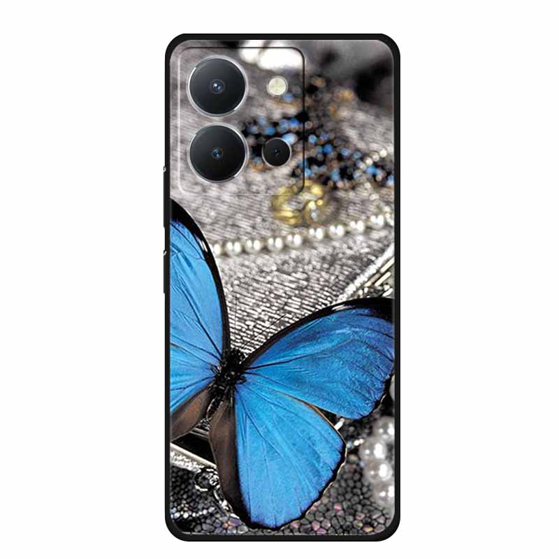 For Vivo Y36 4G Case Animals TPU Soft Cover Silicone Phone Cases For VivoY36 4G Russian Version Shockproof Protector Wolf Coque