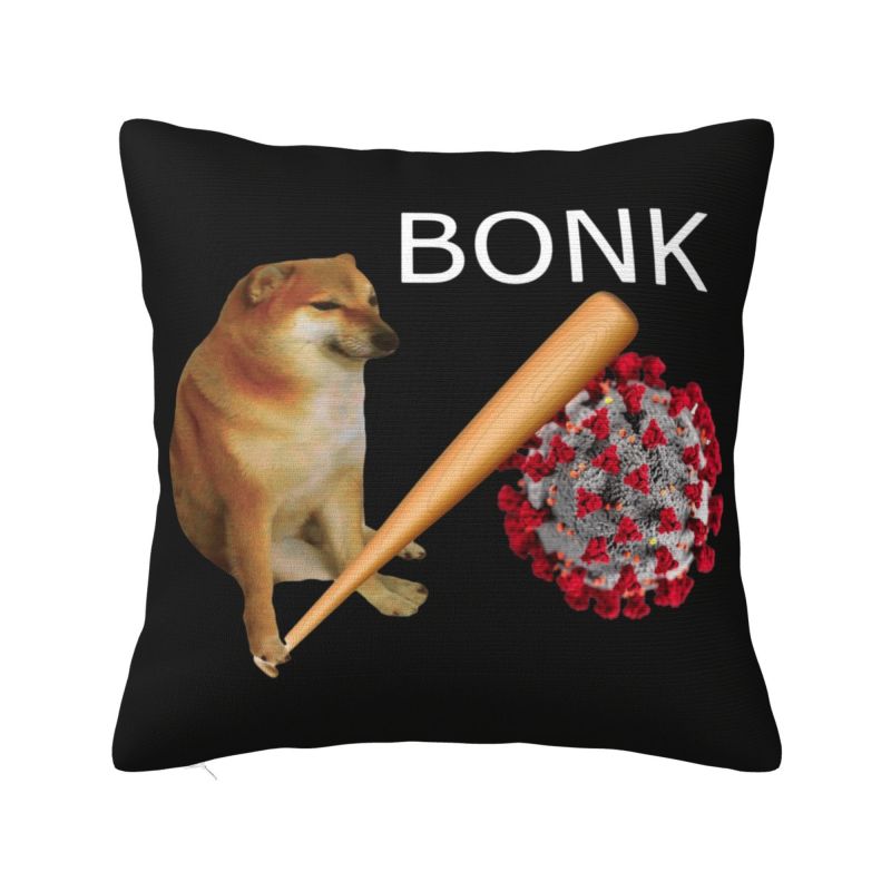 Shiba Inu Doge Cheems Meme Throw Pillow Covers Decor Home Kawaii Chair Cushion Square Pillowcase