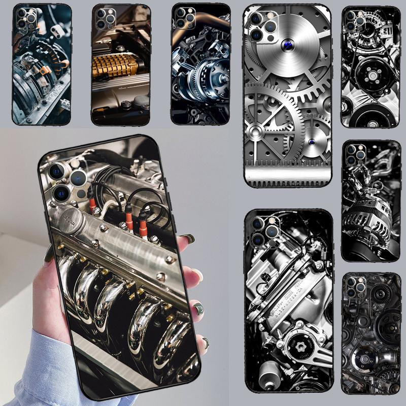 Mechanical Engines Case For Honor Magic 5 6 7 8 Pro Cover For Honor 400 200 Lite 50 70 90 X8a X8b X9a X9b X9c