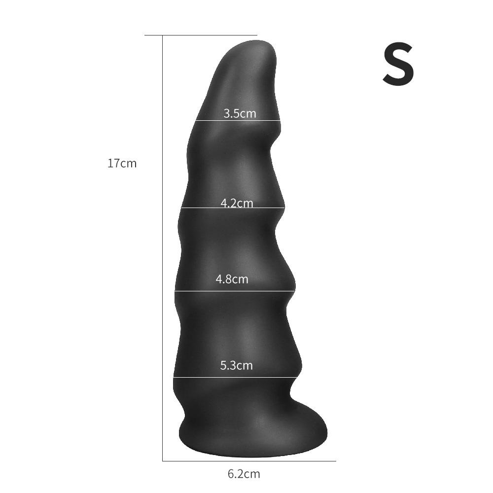 Silikon-Analplug-Masturbator für Männer, großer Dildo, weicher Anal-Expander, Sexspielzeug, Fiasting, realistischer Penis, Sklave, BDSM