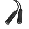 Professional U174/U Helicopter Headset Converter Cable Cord for Double Plugs Aviation Interfaces Tactical Communication