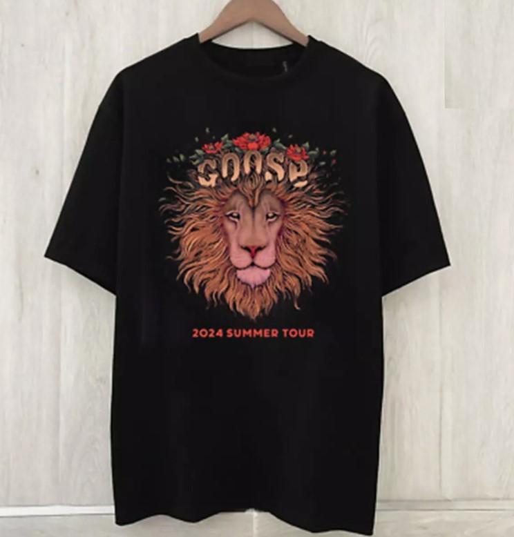 Goose The Band Summer Tour 2024 T shirt All Size Size S-5XL Cotton Unisex T-Shirt L
