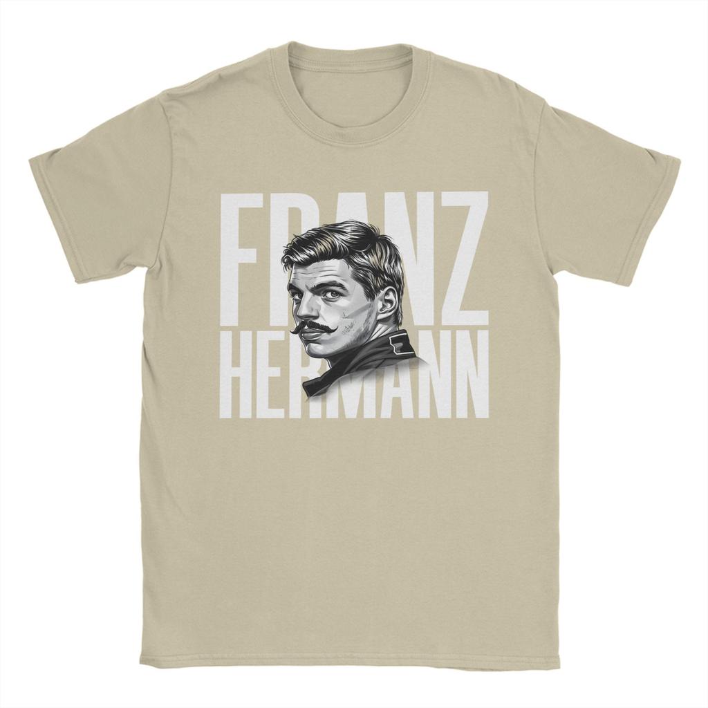 Franz HerUnisexn Portrait T Shirt Unisex Pure Cotton Humorous TShirt Crew Neck  Tee Shirt Short Sleeve Clothing Big Size