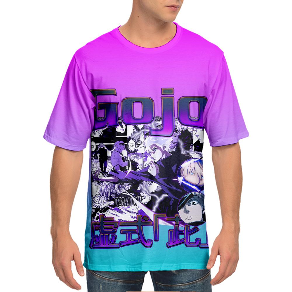 Jujutsu Kaisen Anime Tshirt Summer Short Sleeve Tee Shirt Cartoon T Shirt Fitness Tops