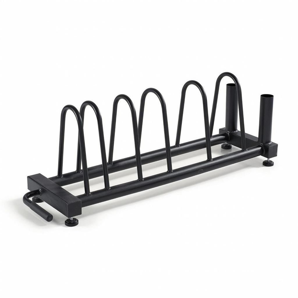 Barbell Plate Storage Rack Space-Saving for Home Gym