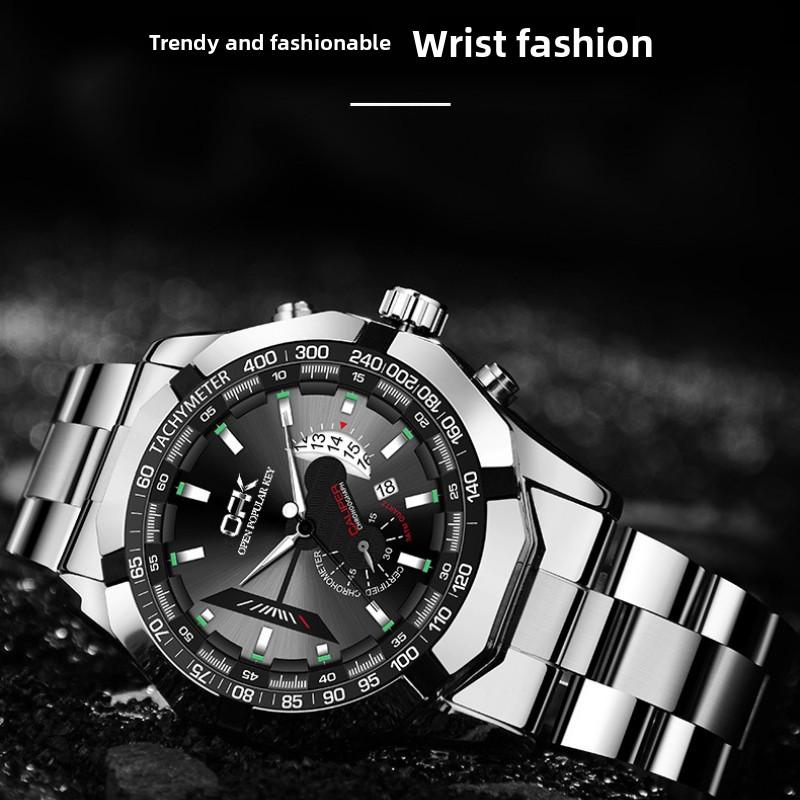OPK Brand Watch with Calendar Quartz Watch Men's Watch Men's Watch