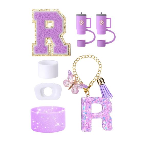 7Pcs Cup Accessories Set for 30/40oz Tumbler Silicone Straw Lid Spill-Proof Stoppers Handle