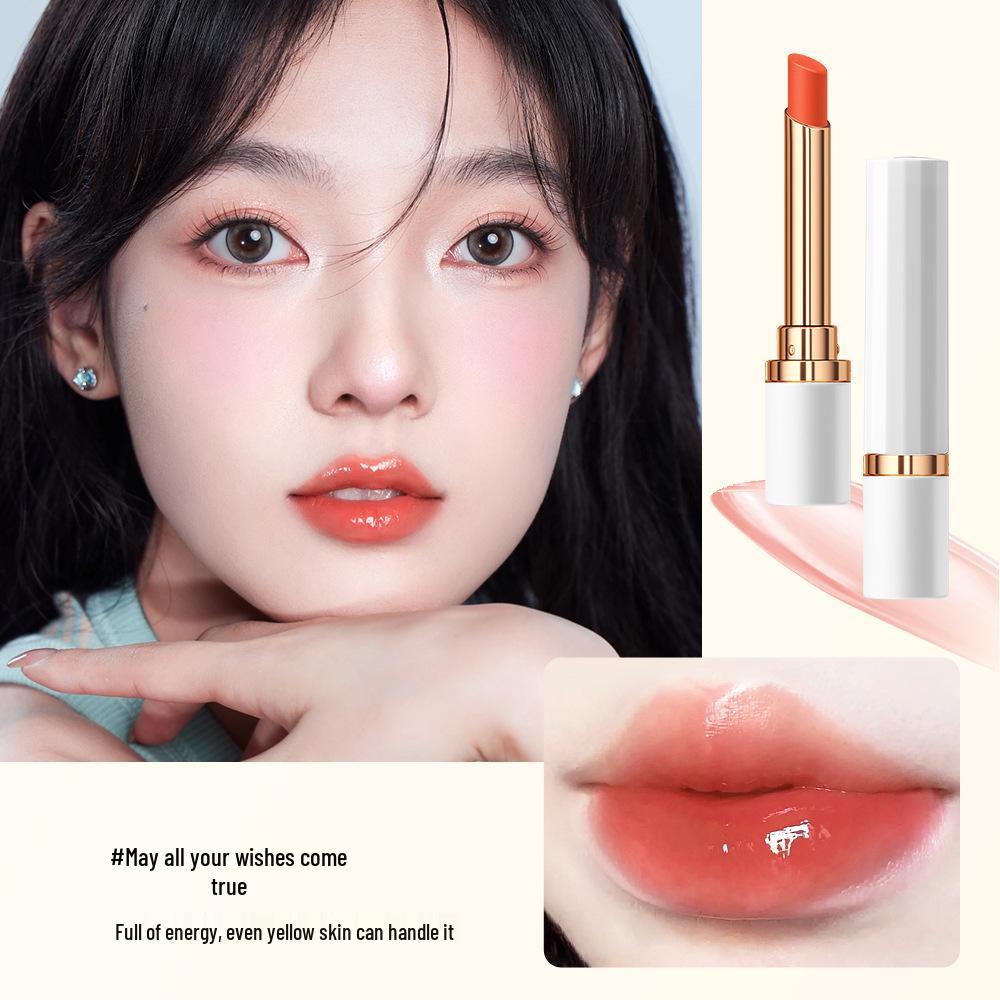 

Haitui er Платиновая помада, меняющая цвет, 2 г - Нелипкая, Подчеркивает элегантность, Нежный бальзам для губ. 2g