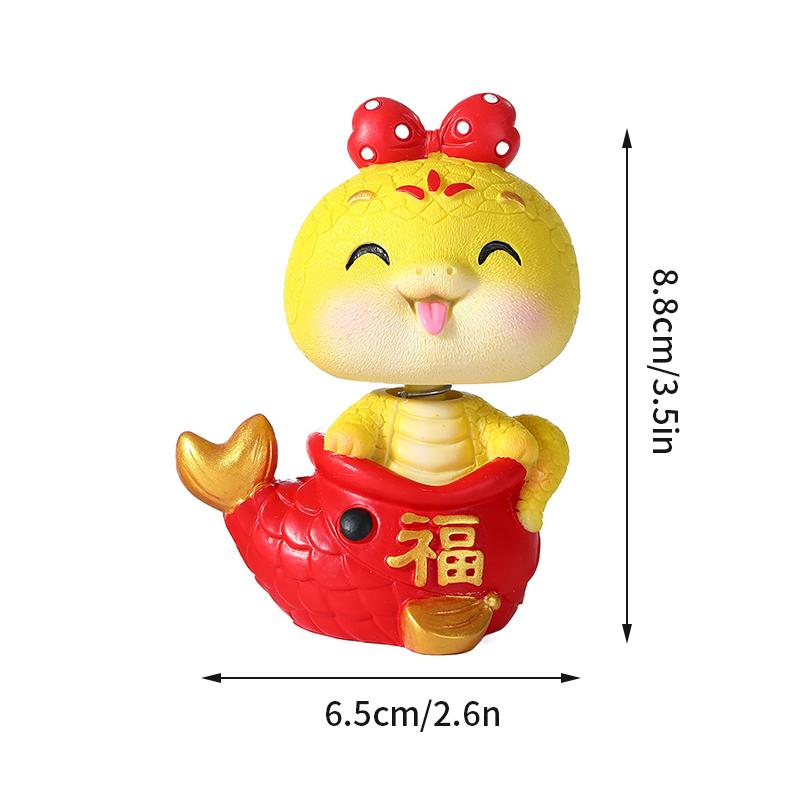 Chinese New Year  Ornament Snake Statue Ornament Lunar New Year Gift Decoration Desk Accessories Chinese Zodiac Decoration