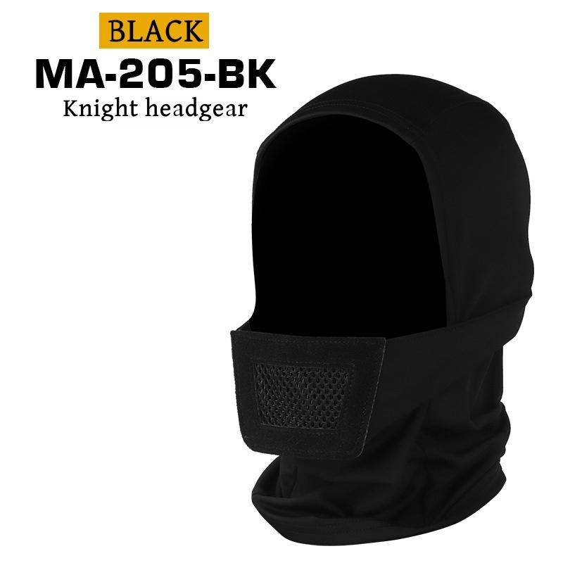 Outdoor Airsoft Mask for Men Sport Mask Headgear Full Face Protection Knight Headwear for Paintball Camping Sport Cycling