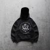 2026 Oversized Unisex Camo Print Zip-Up Hoodie Streetwear Loose Fit Sweatshirt Men Women