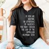 Human Rights Printed Women T-shirt Feminist Soft Tee Hip Hop Streetwear Equal Rights Graphic Fe