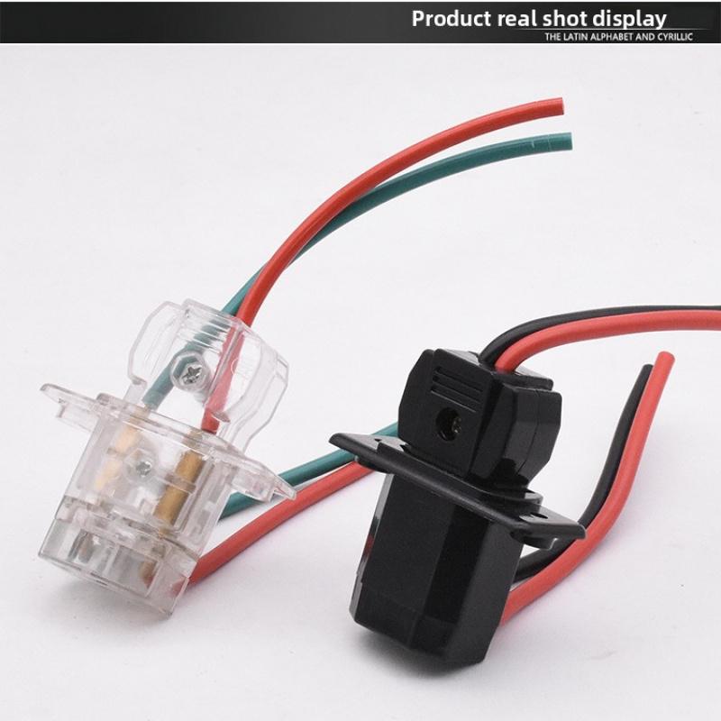Electric scooter charging interface, male-female plugs, two-hole socket plug accessory for tricycle battery charger