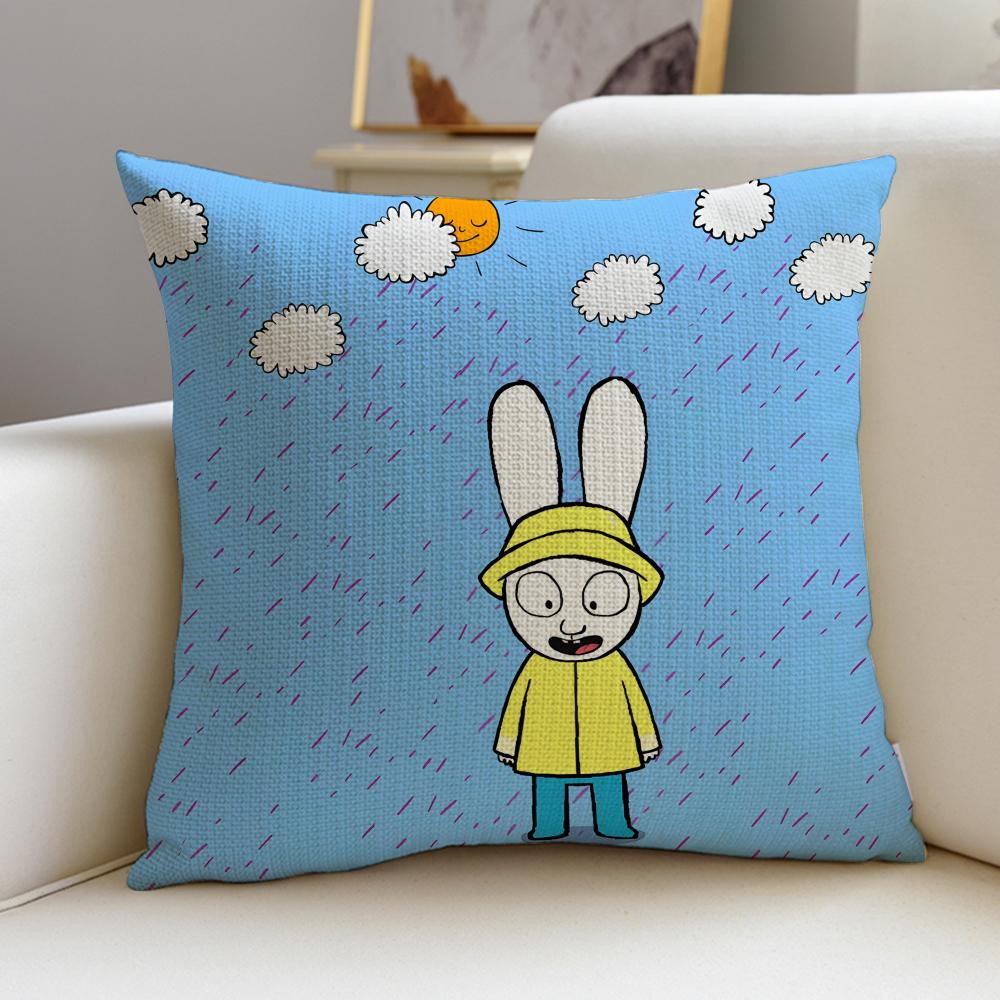 Whimsical SSimon Super RabbitS Cushion Cover Pcs Linen Throw Pillow Covers x x Modern Home Decor
