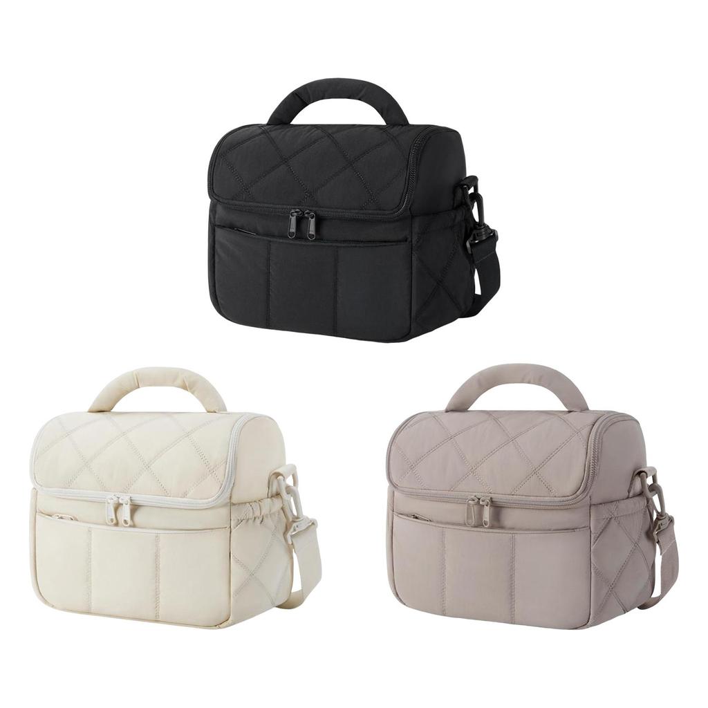 Insulated Cooler Bag Zipper Hot Cold Food Thermal Bag for Hiking School Trip