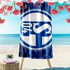 Schalke 04 logo Print Beach Towel, Large Soft Quick Dry Towel for Beach Camping Swimming
