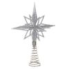 Yamakyu Silver Star Topp för Jul SKF Topp Julstjärna Silverträd, Ca. 24cm, Stjärna, Prydnad, Toppfigur,