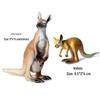 Animal Model Set: Lion, Tiger, Elephant, Panda, Giraffe, Hippo, Rhino, Sheep