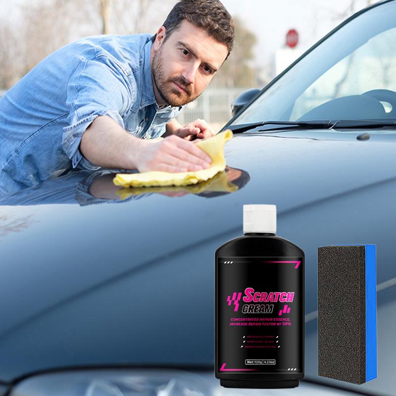 

Scratch Remover For Vehicles 120g Car Polishing Kit Fast Deep Scratch Repair Agent Long-lasting Polish Scratch Care Car Coating чёрный