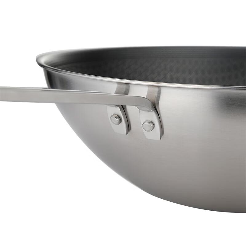 ZWILLING Moment Stainless Steel Honeycomb Chinese Wok