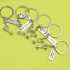 Fitness Equipment Ornaments: Dumbbells, Barbells, Kettlebells, Keychains for Men, Women & Couples