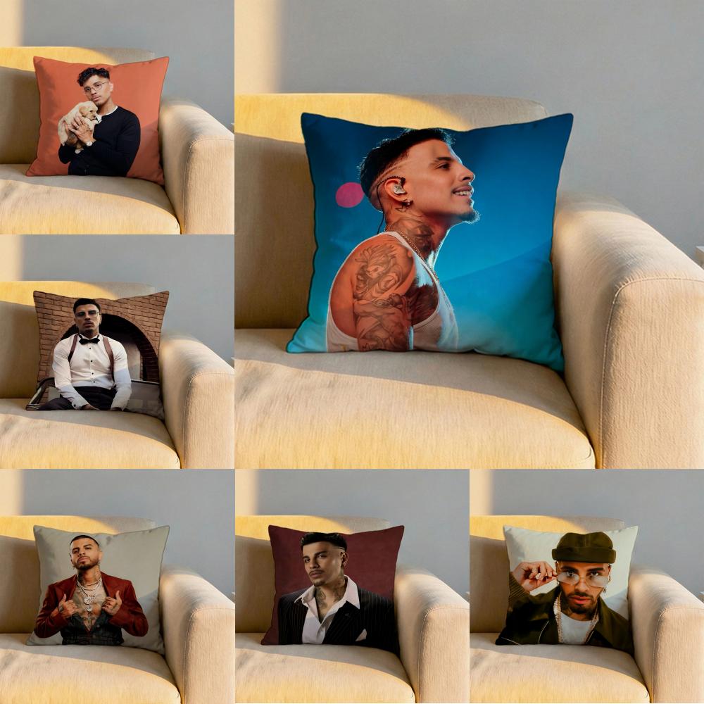 Singer Rauw A Nuestra Cushion Cover Soft Reversible Durable Pillow Cover MultiScene Use for Home Car Daily Comfort