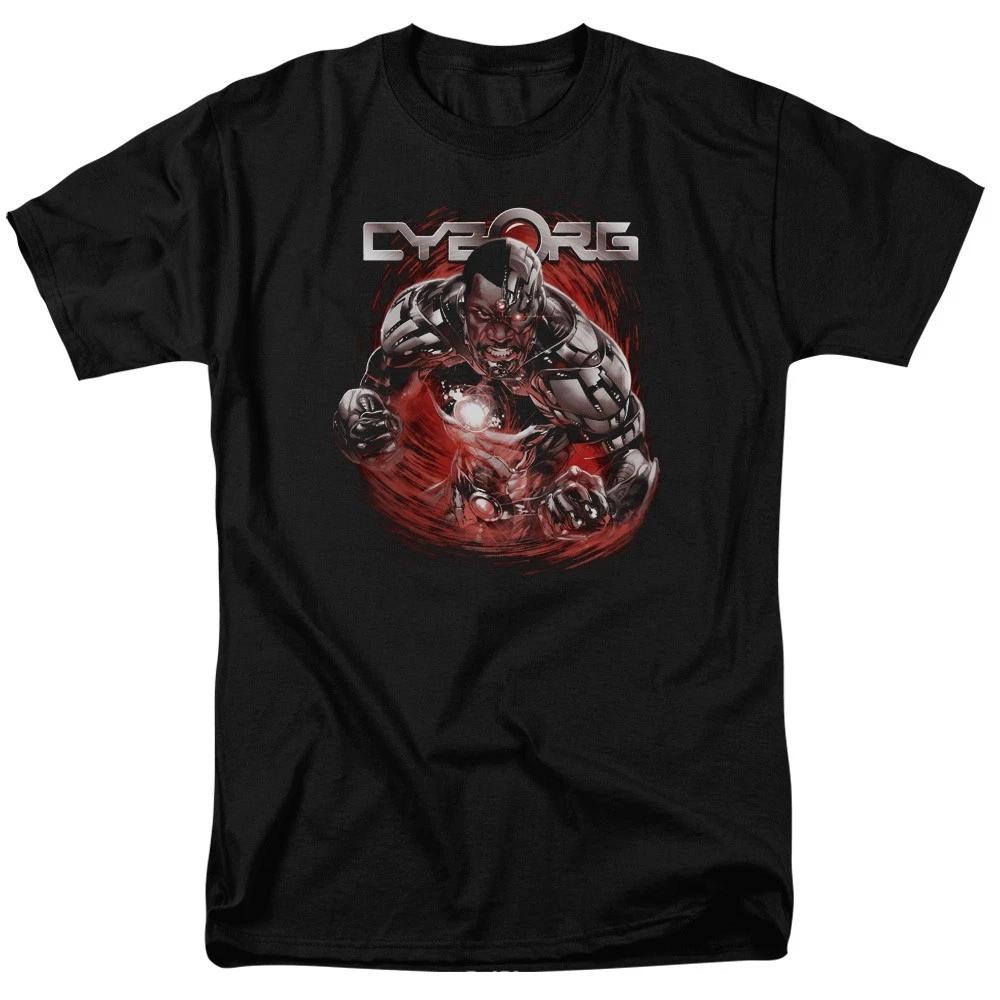Cyborg Justice League Engaged Men s T-Shirt S-5XL Licensed DC Comics Tee S