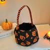 Gifts Pouch Halloween Candy Bag Cloth Stuffed Cotton Tote Bags Kawaii Pumpkin Candy Bucket  Gift