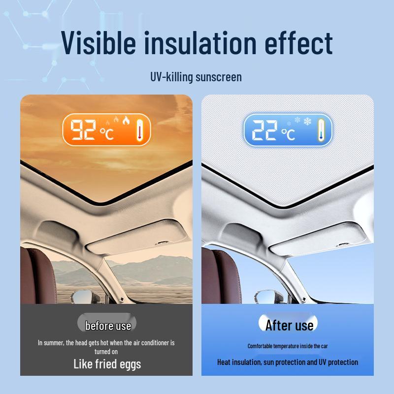 Chery 23 Models Sunroof Electrostatic Sunshade - Heat Insulation & Privacy Protection for Shuxiangjia