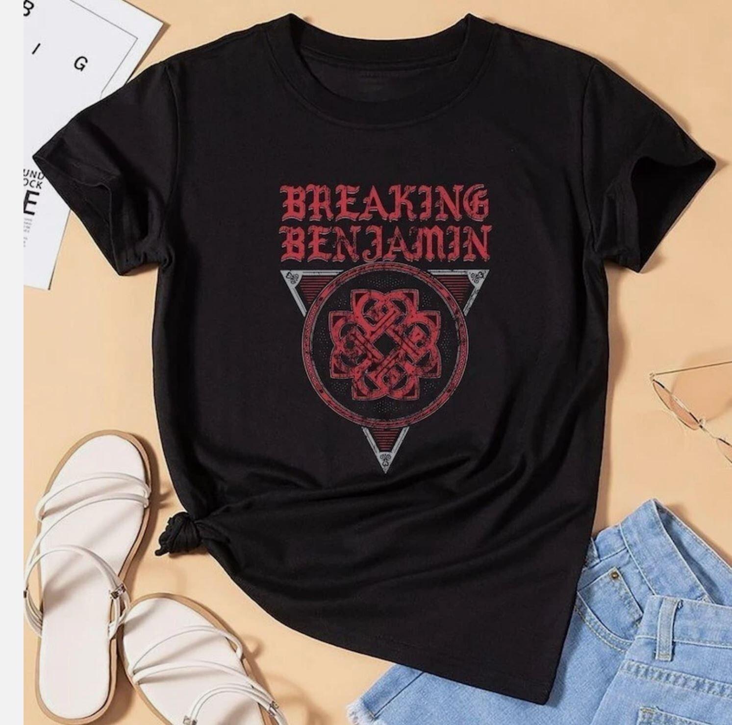 26 Breaking Benjamin 90s Vintage Shirt Breaking Benjamin 2025 Tour Shirt Unisex T-Shirt XXXL