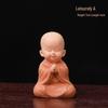 Handmade Cute Little Monk Resin Ornaments for Desktop Decoration