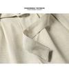 Men Loose Wide Leg Linen Like Curved Cut Casual Long Pants