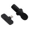 Wireless Microphone Lavalier Lapel Microphone Clip On Video Mic for Live Outdoor Mobile Phone
